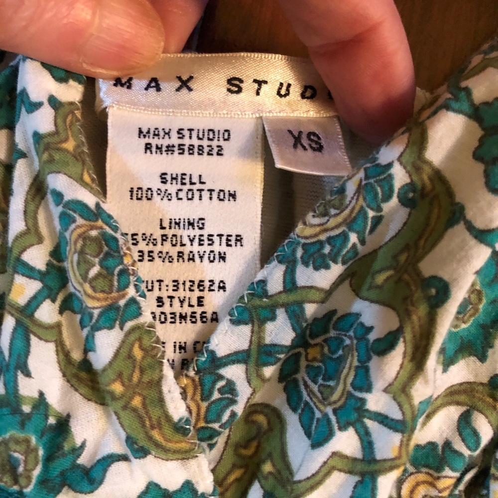 Max Studio lined flirty floral sundress XS - Picture 5 of 6